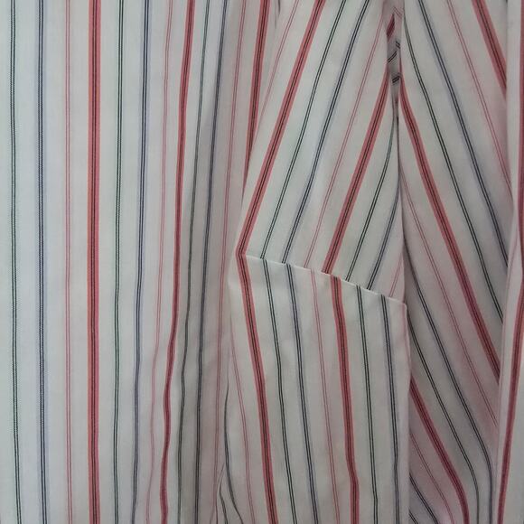Lands' End Pinstripe Button Down Blouse Plus Size No Iron Cotton 20W - Picture 7 of 12